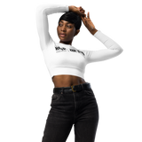 Heavy On God V2 Women’s Fitted Long Sleeve Crop Top